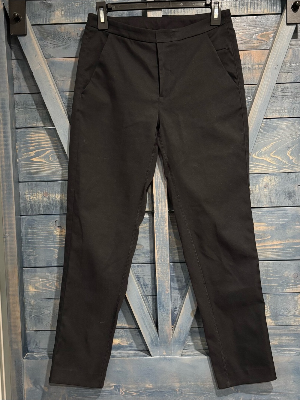 Women’s Lululemon Black Tailored Straight-Leg Trousers